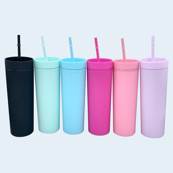 Matte Acrylic Tumbler (16 oz)