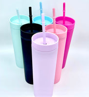 Matte Acrylic Tumbler (16 oz)