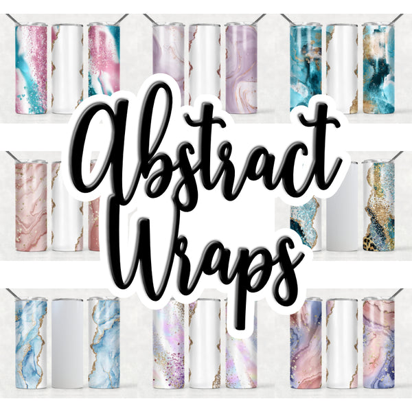 Abstract Full Wrap 20 oz Tumbler