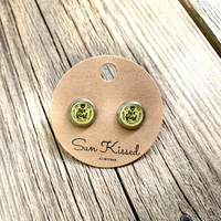 Bee Kind Stud Earrings 8mm