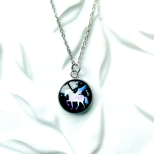 Flying Unicorn Necklace