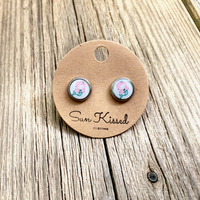 Little Mermaid Stud Earrings 8mm