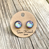 Hearts & Kittens Stud Earrings 10mm