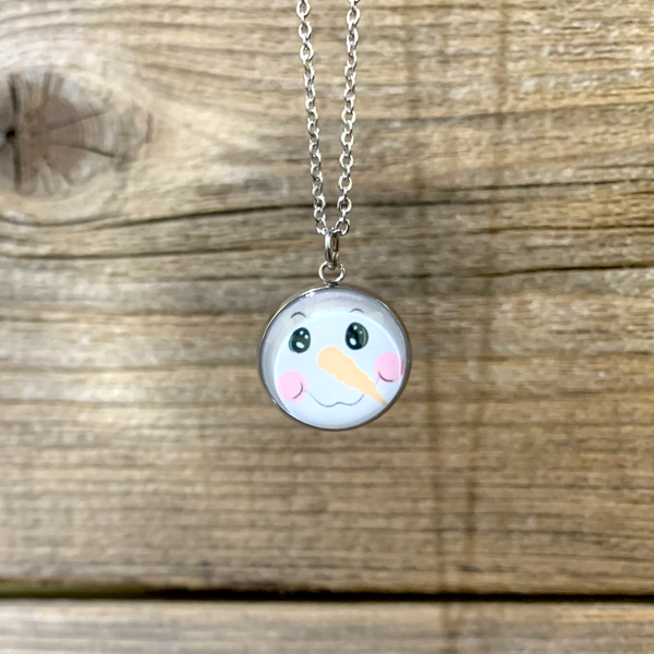 Snowman Necklace