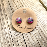 Music Stud Earrings 8mm