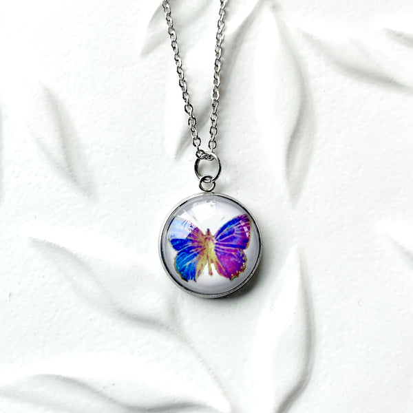 Butterfly (Purple) Necklace