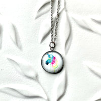 Painted Zebra Necklace